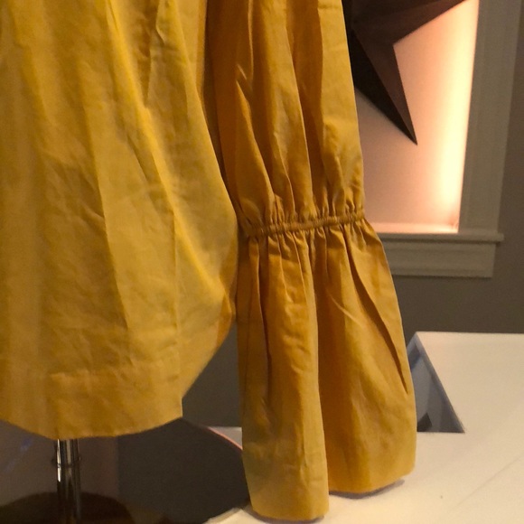 Free people mustard blouse - Picture 4 of 8